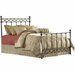 Fashion Bed Argyle Metal Poster Bed in Copper Chrome-Queen