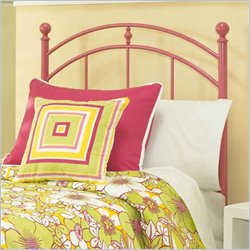 Fashion Bed Group Reese Metal Panel Headboard in Tomato by Fashion Bed