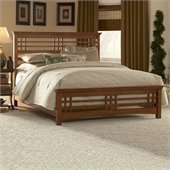 Fashion Bed Group Avery Panel Bed in Oak