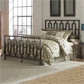 Fashion Bed Group Miami Metal Panel Headboard in Coffee