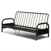 Fashion Bed Group Saturn Full Size Futon Frame in Black