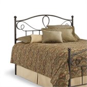 Fashion Bed Group Sylvania Metal Poster Headboard in French Roast