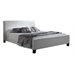 Fashion Bed Euro Leather Platform Bed in White-California King