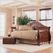 Fashion Bed Fraser Daybed with Link Spring and Trundle in Walnut