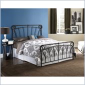 Fashion Bed Langford Bed in Blackened Silver 