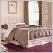 Fashion Bed Group Fenton Metal Bed With Frame in Butter Pecan Finish