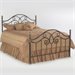 Fashion Bed Dynasty Metal Poster Bed in Autumn Brown Finish-California King