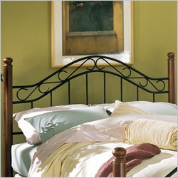 Fashion Bed Group Shiloh Metal Headboard in Matte Black by Fashion Bed