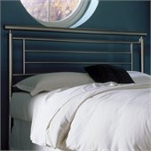 Fashion Bed Group Chatham Metal Headboard in Satin Metal Finish