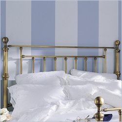 Fashion Bed Group Waldorf Metal Headboard in Aged Brass Finish by Fashion Bed