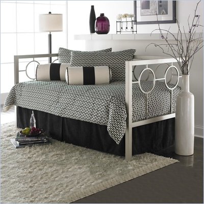 Fashion Bed Group Astoria Metal Daybed in Champagne Finish