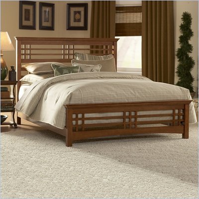  King  on Fashion Bed Group Avery Panel Bed In Oak   B51a9x