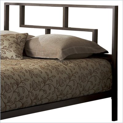 Fashion Bed Group Brooklyn Metal Headboard in Mocha Finish