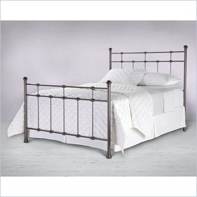 Fashion Bed Group Dexter Metal Poster Bed in Hammered Brown Finish
