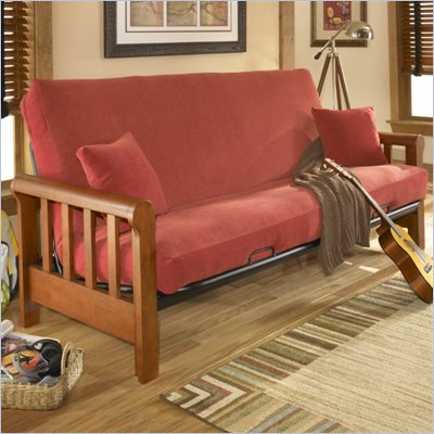 Fashion Bed Group Huntley Full Size Futon Frame in Cherry