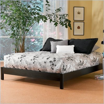 Fashion Bed Group Murray Wood Platform Bed in Black 3 Piece Bedroom Set
