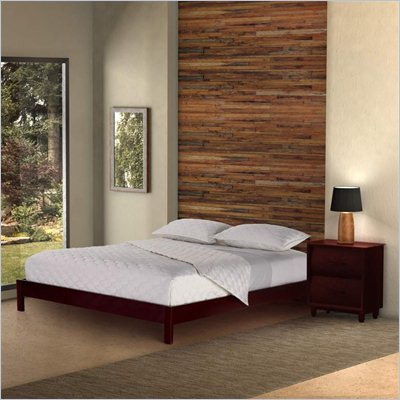 Fashion Bed Group Murray Modern Platform Bed in Mahogany Finish