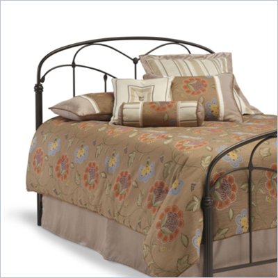 Fashion Bed Group Pomona Metal Panel Headboard in Hazelnut