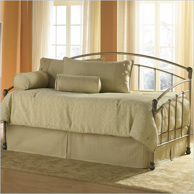 Fashion Bed Group Tuxedo Metal Daybed in Gold Frost Finish