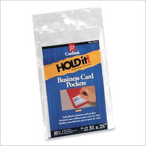 Cardinal HOLDit! 21500CB Business Card Pocket