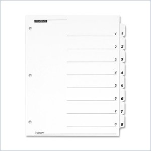 Cardinal OneStep Numbered Index System