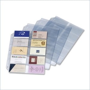 Cardinal Business Card Refill Sheets