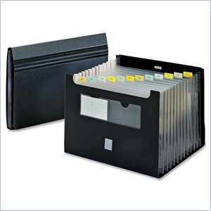 Globe-Weis Desktop Expanding File with Flap