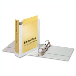 Cardinal EconomyValue ClearVue Locking Slant D-Ring View Binder