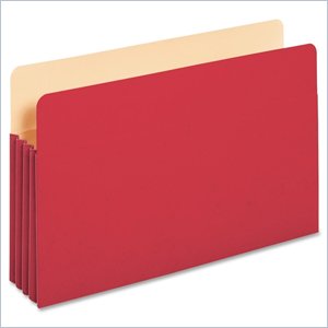 Globe-Weis TUFF Pocket Colored Top Tab File Pocket