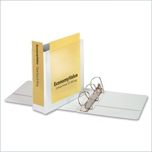 Cardinal EconomyValue ClearVue Locking Slant D-Ring View Binder
