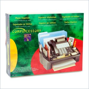 Compucessory Telephone Stand And Organizer