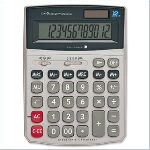 Compucessory Dual Power Desktop Calculator