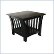 ADD TO YOUR SET: Elite Florenzia Black Wood End Table