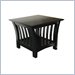 Elite Florenzia Black Wood End Table