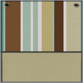 Elite L.X.E. Blue Mocha & Khaki Pattern Slip Cover