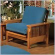 ADD TO YOUR SET: Elite Products Santa Barbara Junior Twin Golden Oak Futon Chair Frame