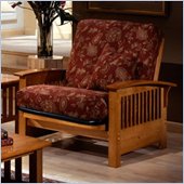 Elite Products Bridgeport Junior Twin Oak Futon Chair Frame
