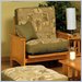 Elite Products Cottage Grove Junior Twin Futon Chair Frame in Golden Oak