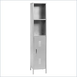 Elite Products Locker Storage Tower Left, Multicolor
