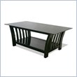 ADD TO YOUR SET: Elite Products Milan Black Coffee Table with Glass Top