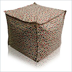 Elite Products Sit-E-Block Foot Cube in Dotty
