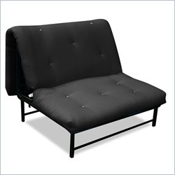 Elite Products X Factor Black Metal Twin Size Futon