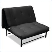 Elite Products X Factor Black Metal Twin Size Futon 