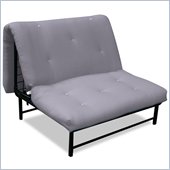 Elite Products X Factor Black Metal Twin Size Futon 