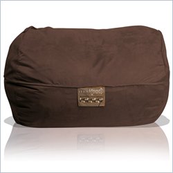 Elite Products 6 Foot Mod Pod FX Bean Bag Chair in Chocolate Suede