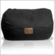 ADD TO YOUR SET: Elite Products 6 Foot Mod Pod FX Bean Bag Chair in Black Suede