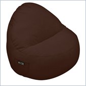 Elite Products Deluxe Cord Sitsational 1 Seater Bean Bag Chair in Chocolate