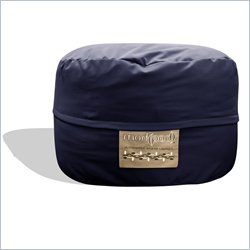 Elite Products Single Mod Pod FX 4-FT Bean Bag Chair in Navy Blue