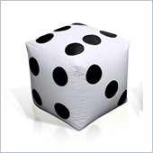 Elite Products High Roller Bean Bag Dice in White