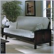 Elite Products Hermosa Futon Frame and Mattress Set with Bean Bag